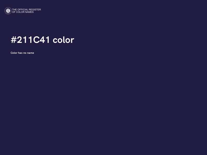 #211C41 color image