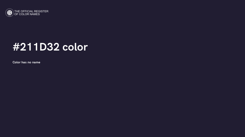 #211D32 color image