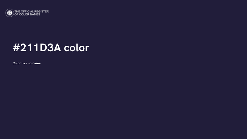 #211D3A color image