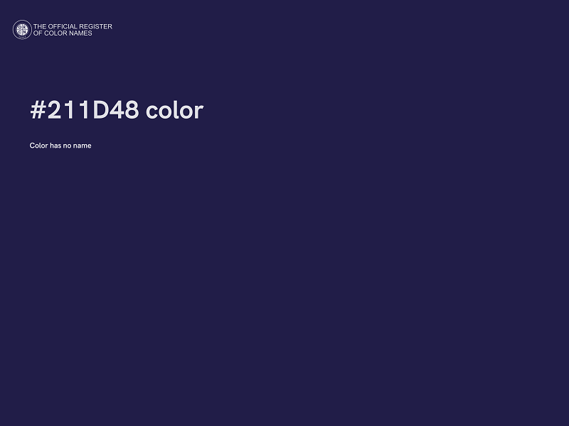 #211D48 color image