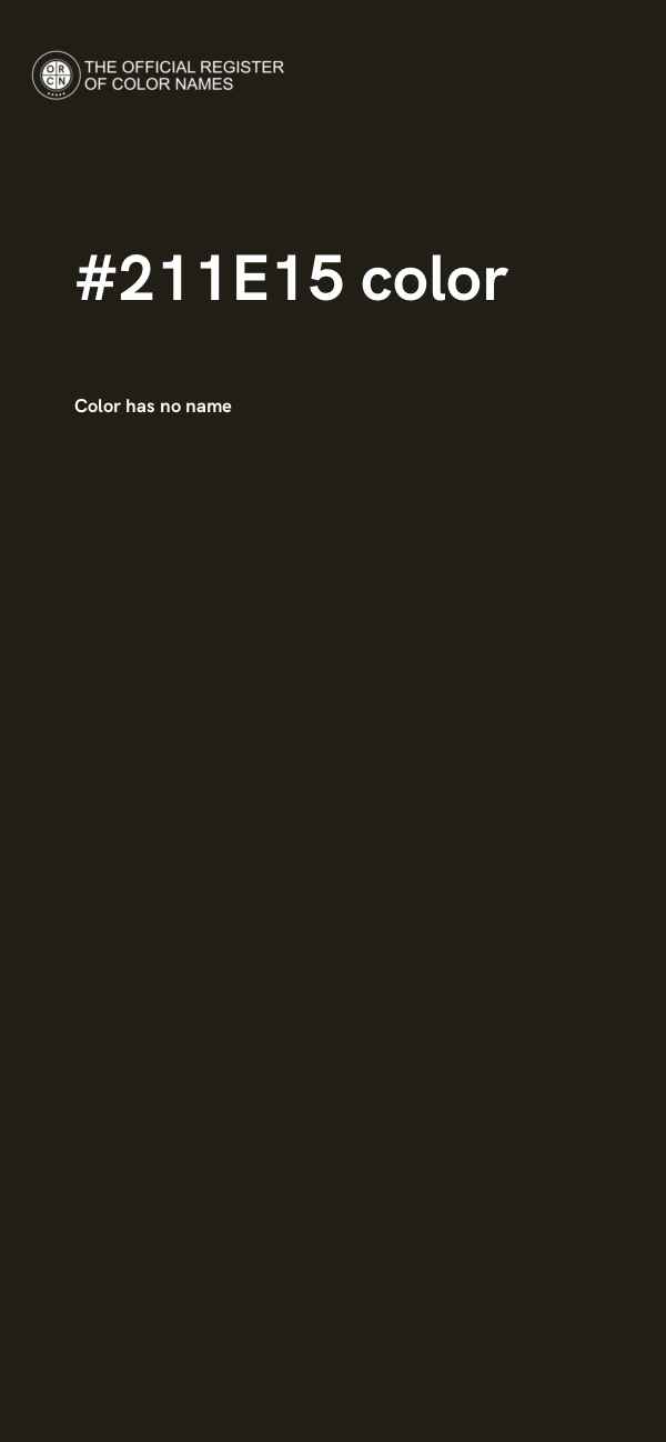 #211E15 color image