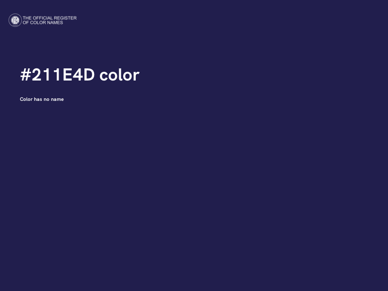 #211E4D color image