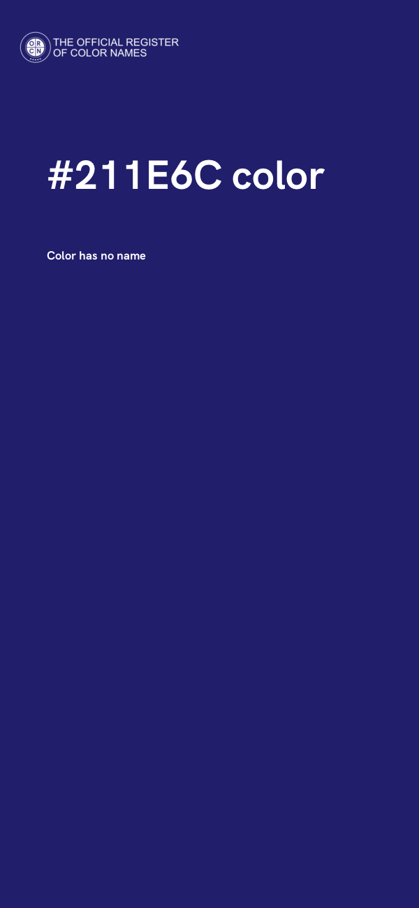 #211E6C color image