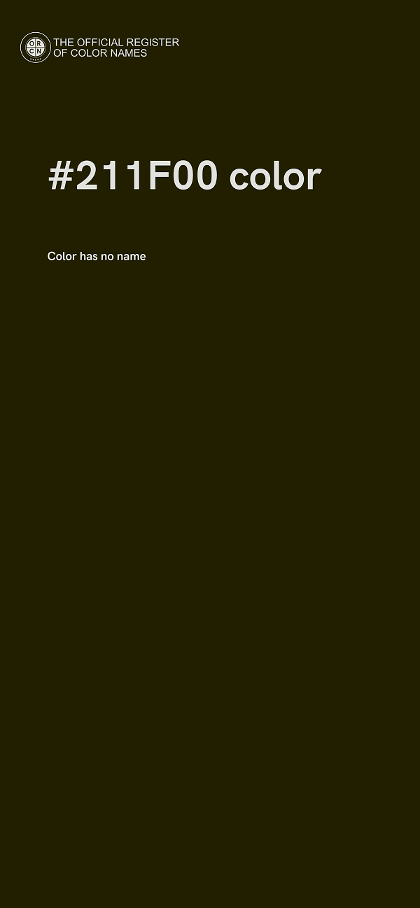 #211F00 color image