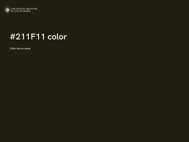 #211F11 color image