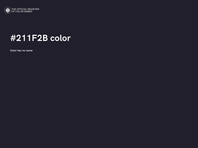 #211F2B color image