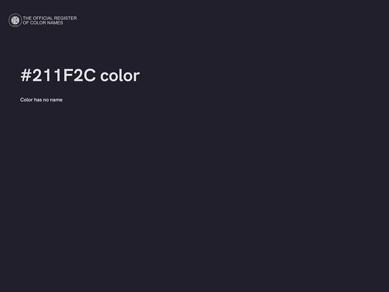 #211F2C color image