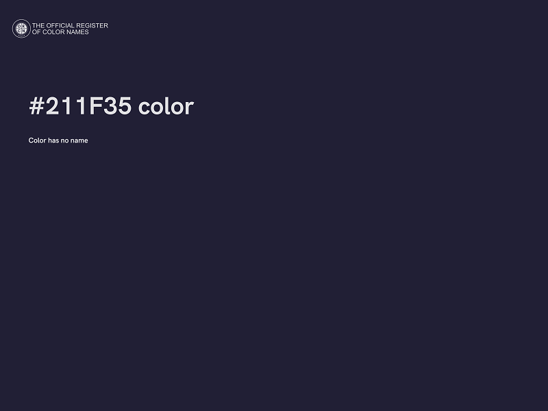 #211F35 color image