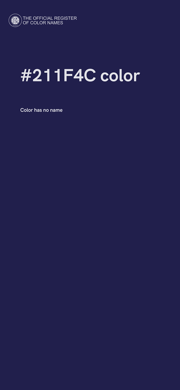 #211F4C color image