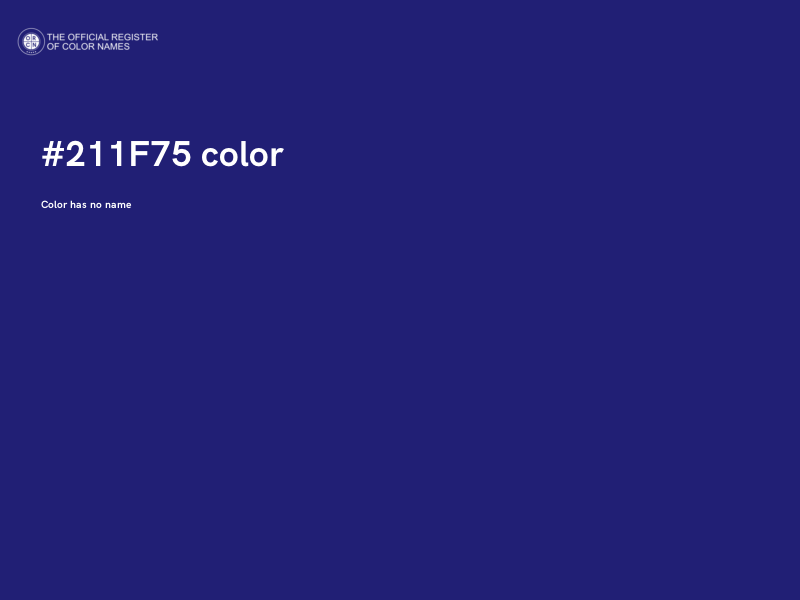 #211F75 color image