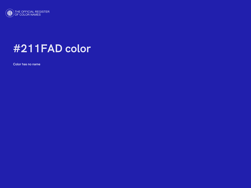 #211FAD color image