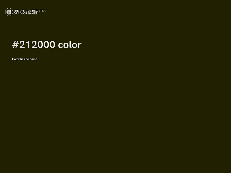 #212000 color image