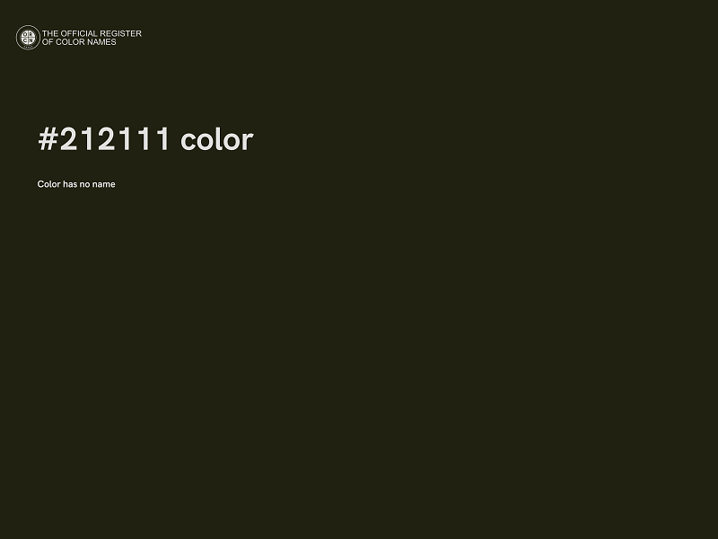 #212111 color image