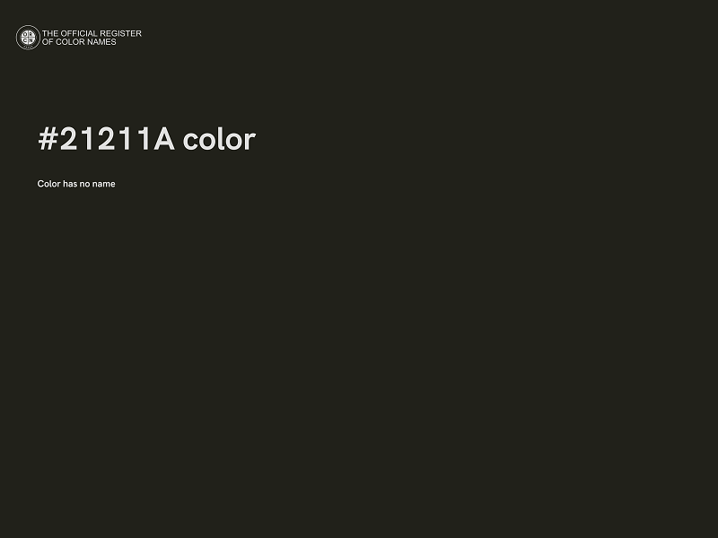 #21211A color image