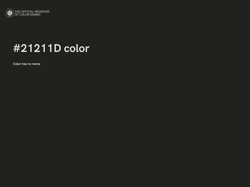 #21211D color image