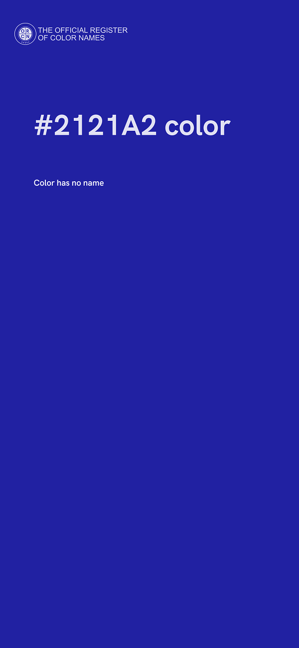 #2121A2 color image