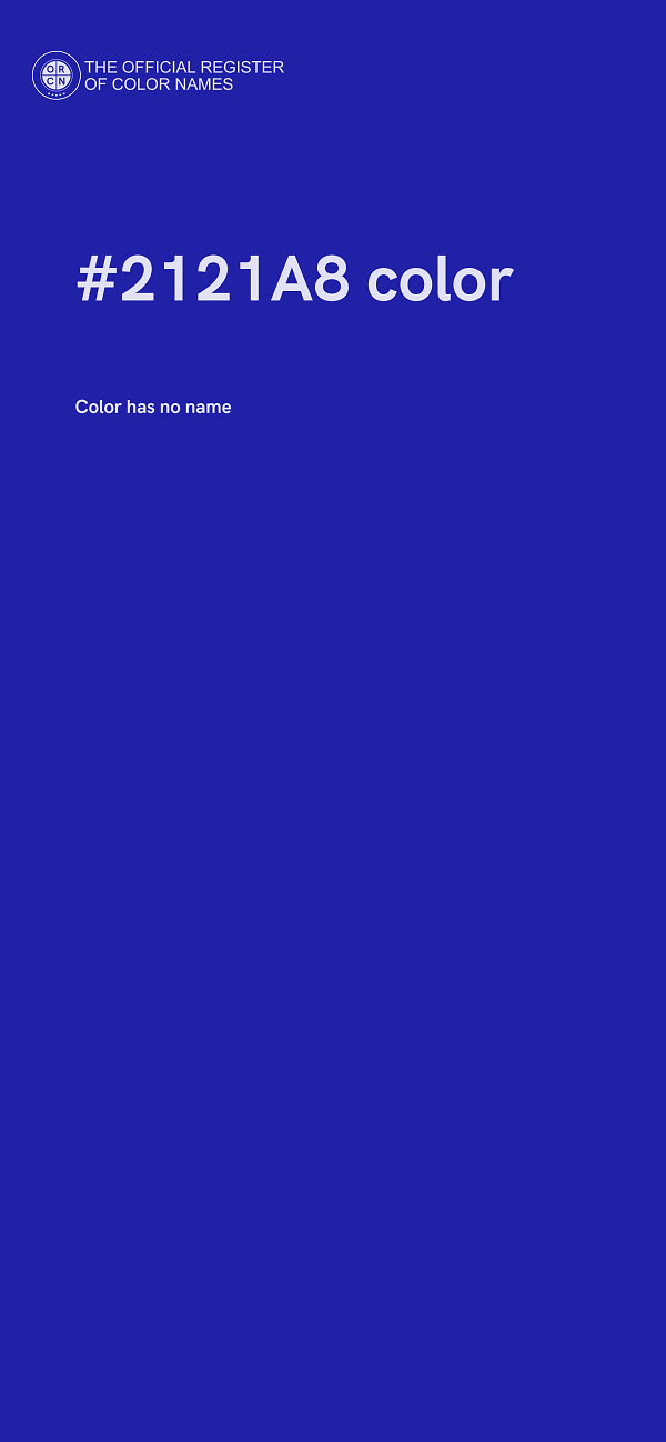 #2121A8 color image
