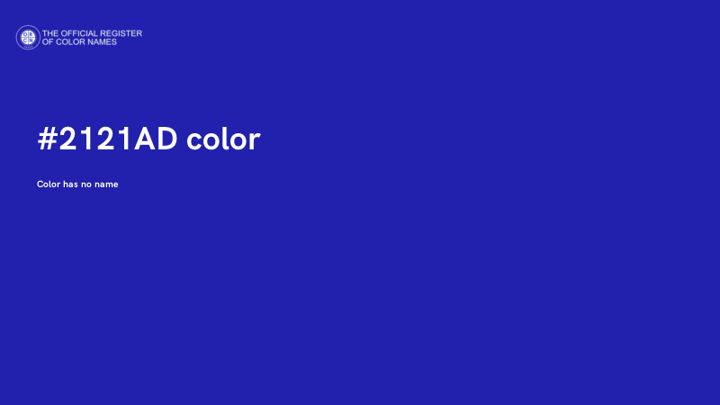 #2121AD color image