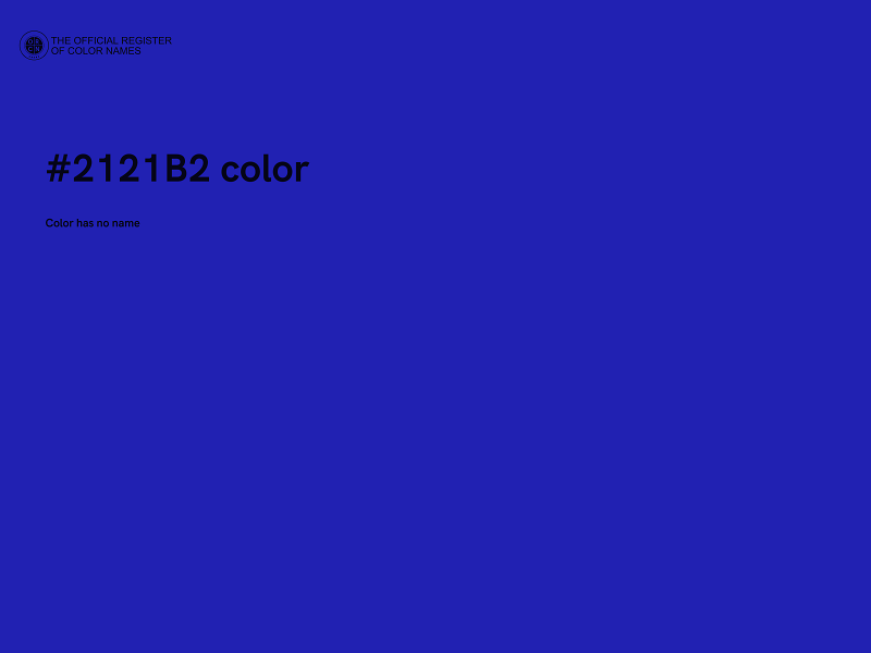 #2121B2 color image