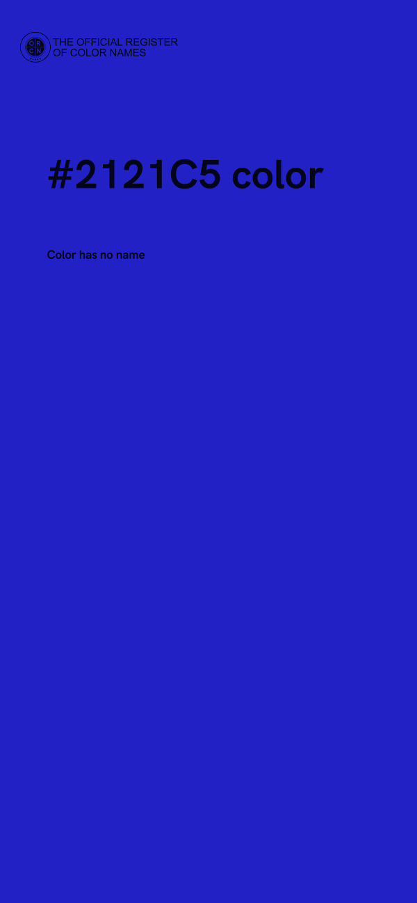 #2121C5 color image