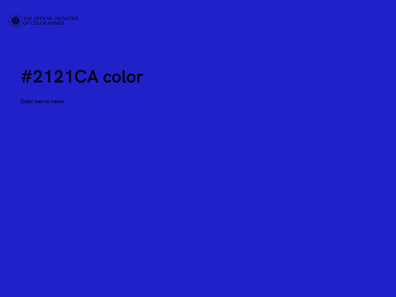 #2121CA color image