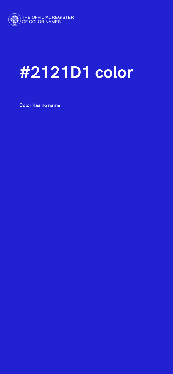 #2121D1 color image