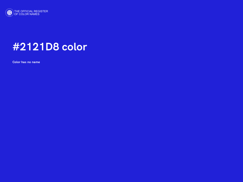 #2121D8 color image