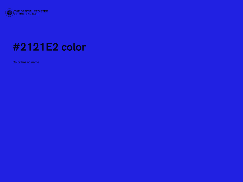 #2121E2 color image