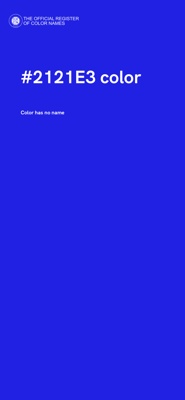 #2121E3 color image