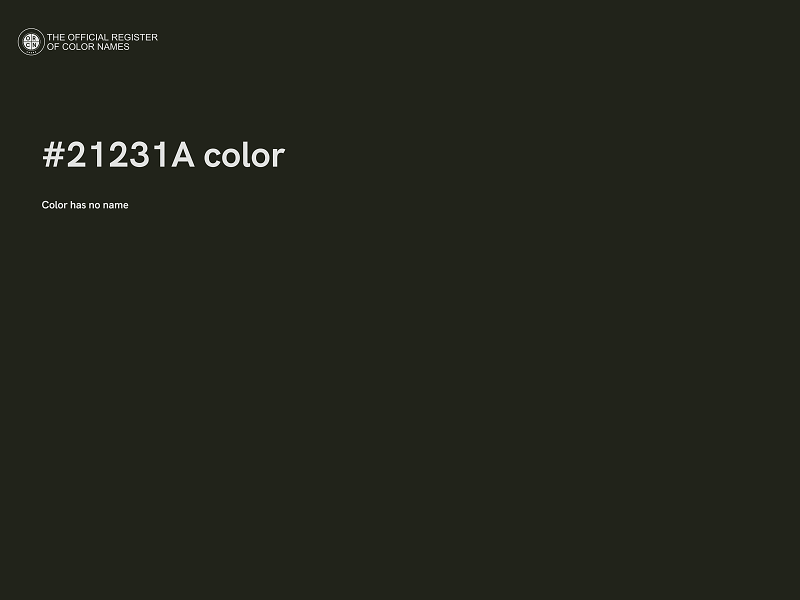 #21231A color image