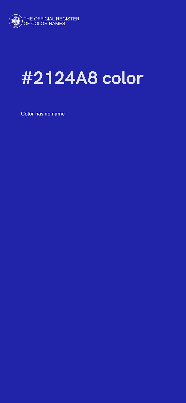 #2124A8 color image