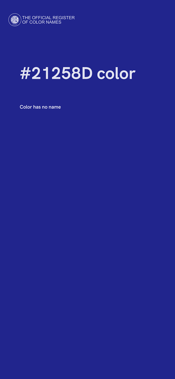 #21258D color image