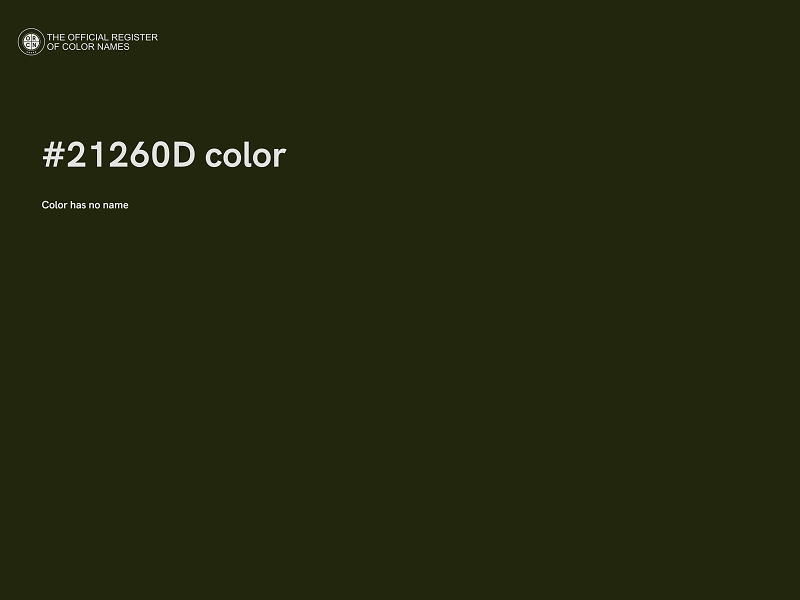 #21260D color image