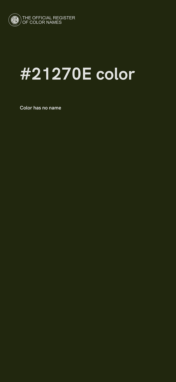 #21270E color image