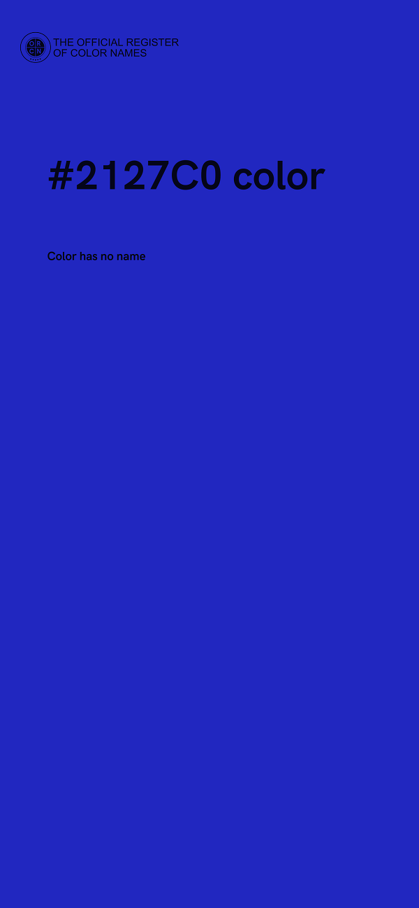 #2127C0 color image