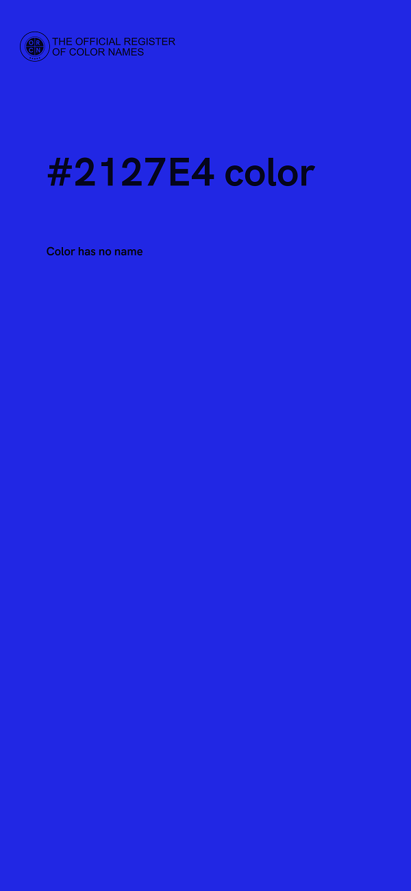 #2127E4 color image