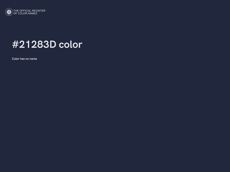 #21283D color image