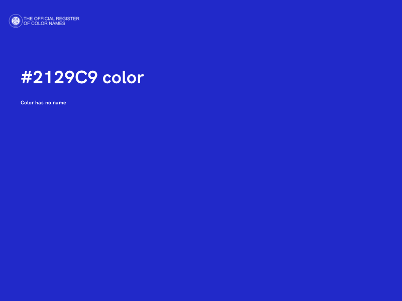 #2129C9 color image