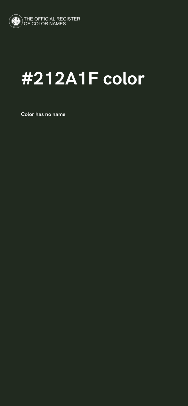 #212A1F color image