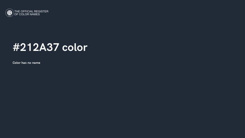 #212A37 color image