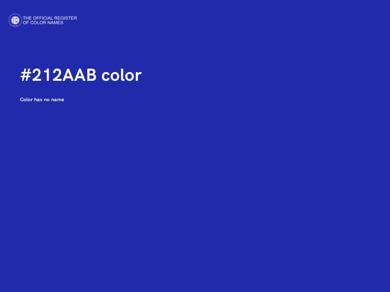 #212AAB color image