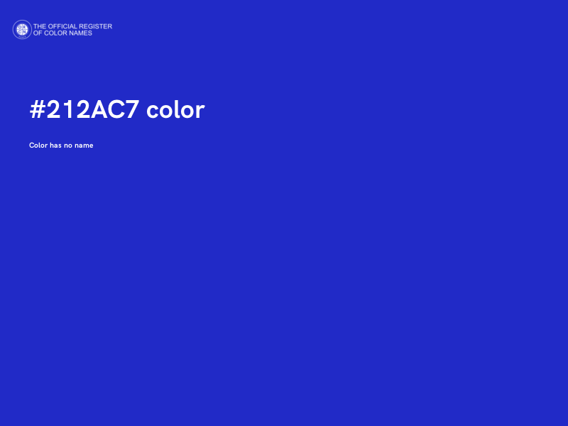 #212AC7 color image
