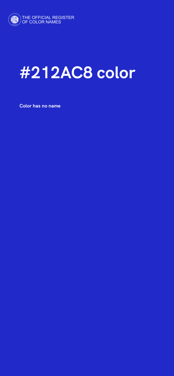 #212AC8 color image