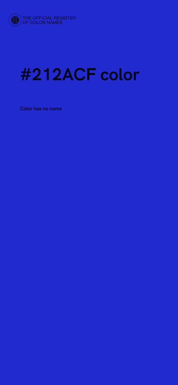 #212ACF color image