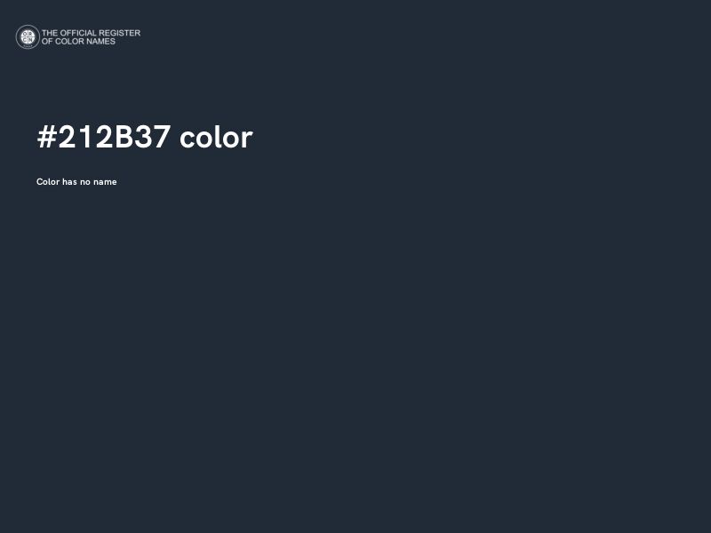 #212B37 color image