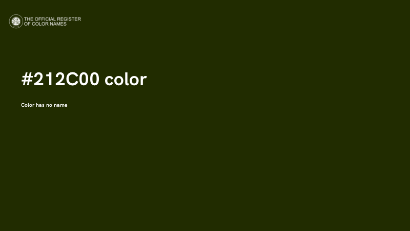 #212C00 color image