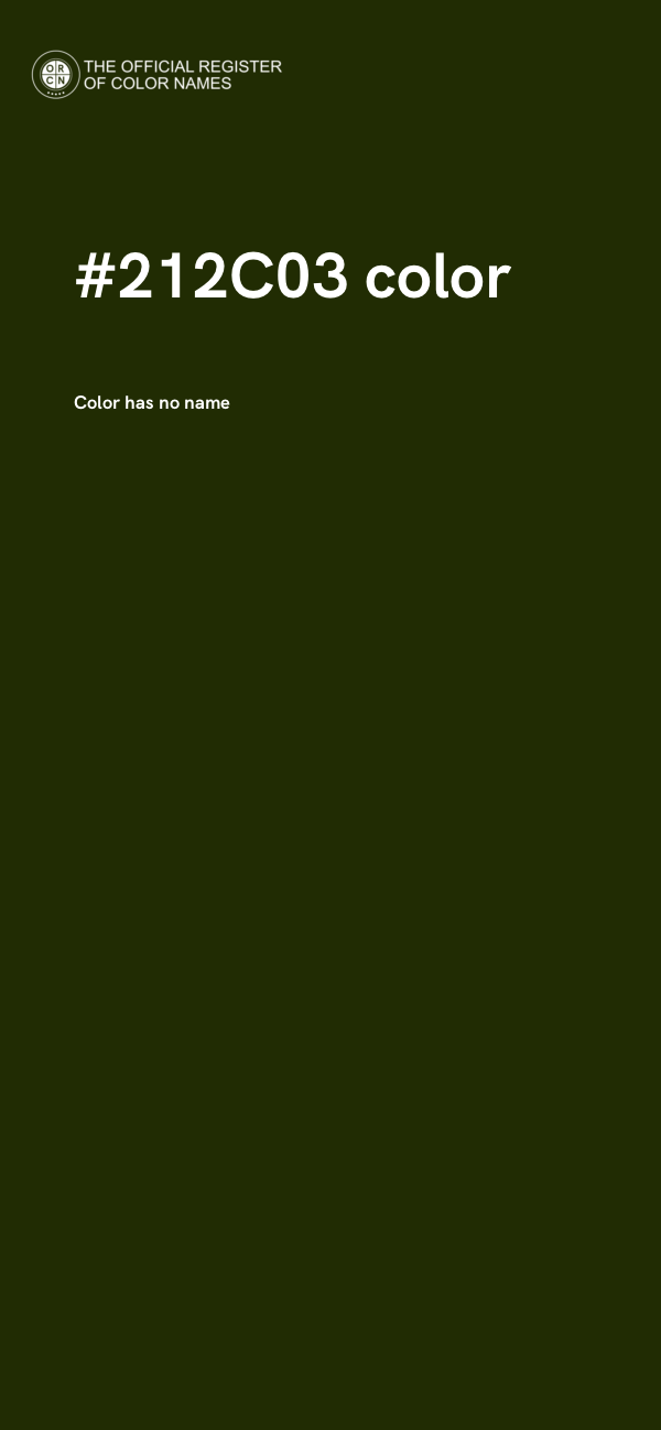#212C03 color image