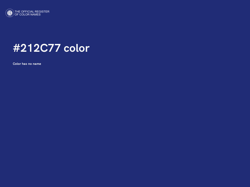 #212C77 color image
