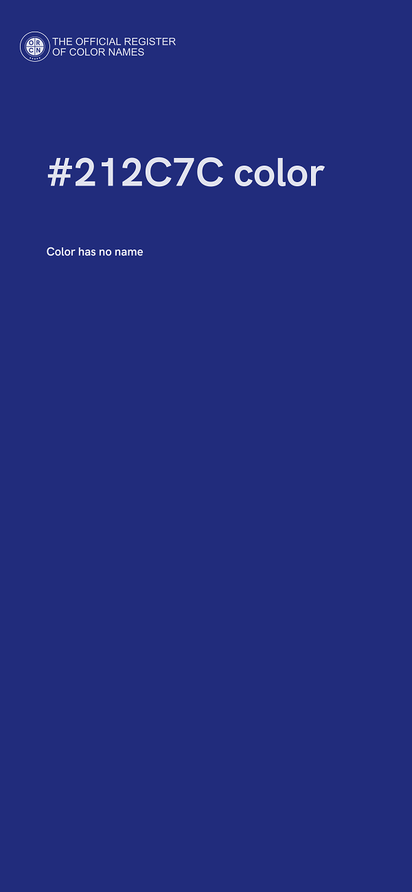 #212C7C color image