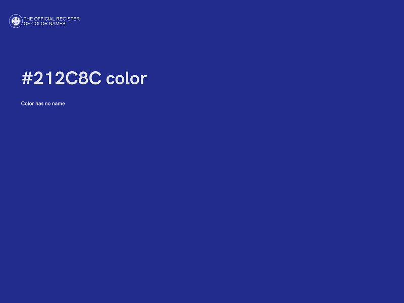 #212C8C color image
